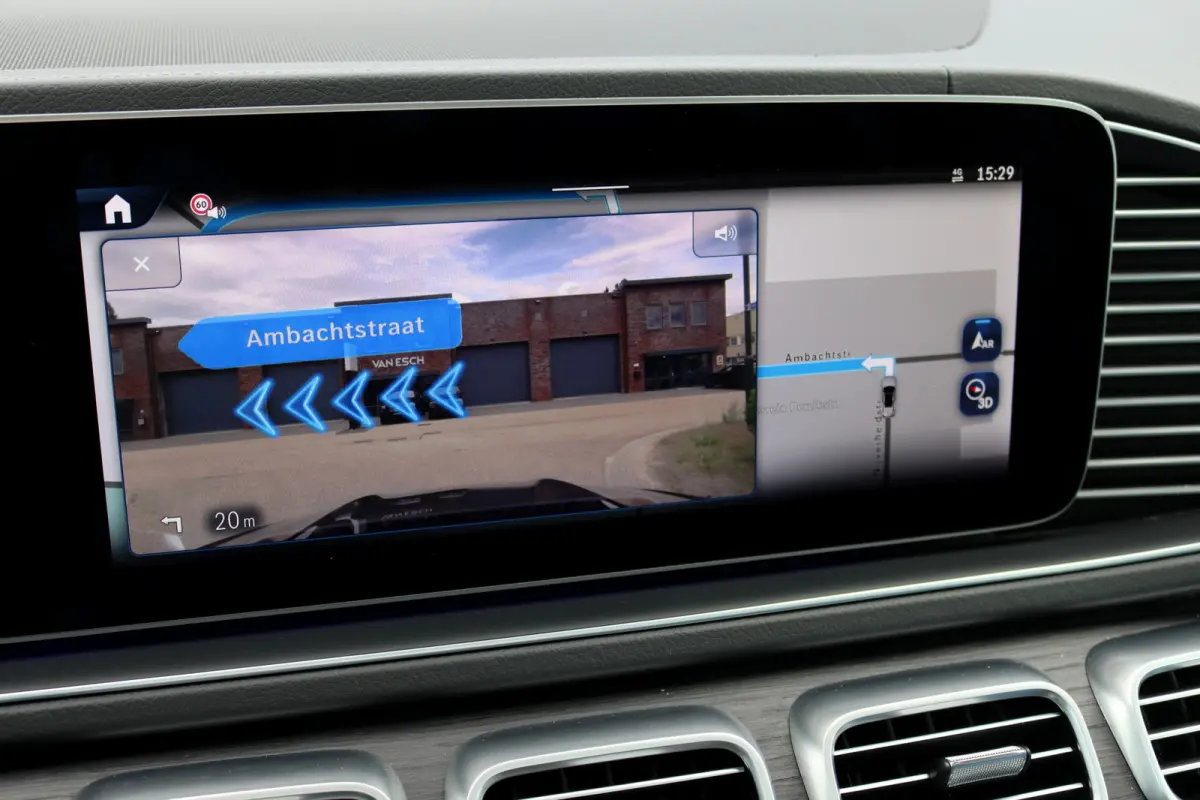 450 d 4MATIC AMG Line | 7Pers. | Luchtvering | Distronic | Standkachel | Massage | MBUX Tablet | Trekhaak | Comfortpakket Achter+ | Burmester | Vlakkenverwarming |