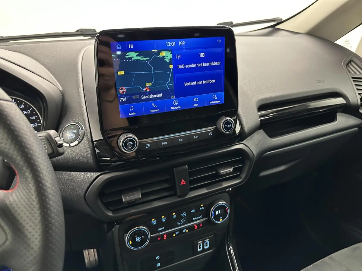 1.0 EcoBoost ST-Line Black NAVI CARPLAY STOE/STUURVERWARMING.