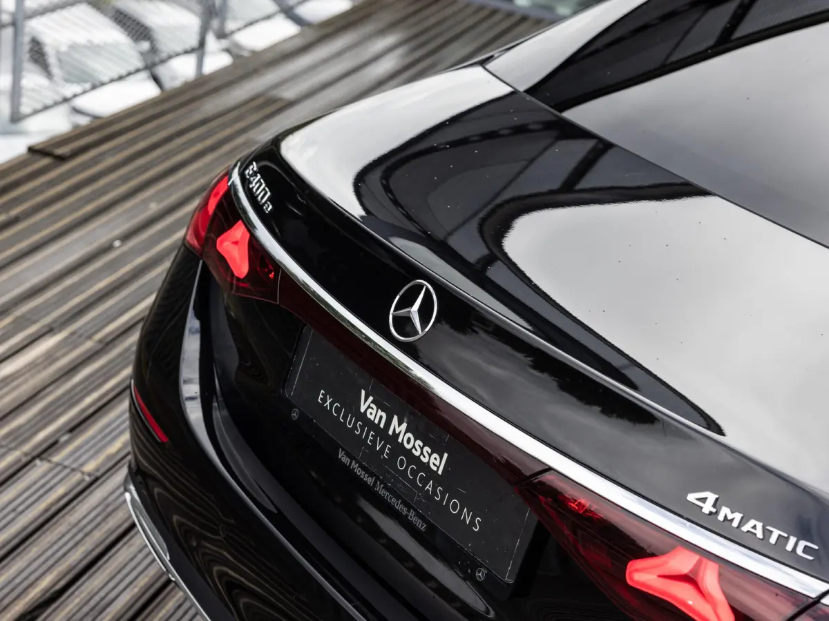 400 e 4MATIC Exclusive Line | PANORAMADAK | SOFT CLOSE | AIR BODY CONTROL | ACHTERAS BESTURING | MBUX SUPERSCREEN | BURMESTER | 20 INCH MULTISPAAK | MEMORY | WINTERPAKKET | LEDER PAKKET | NL