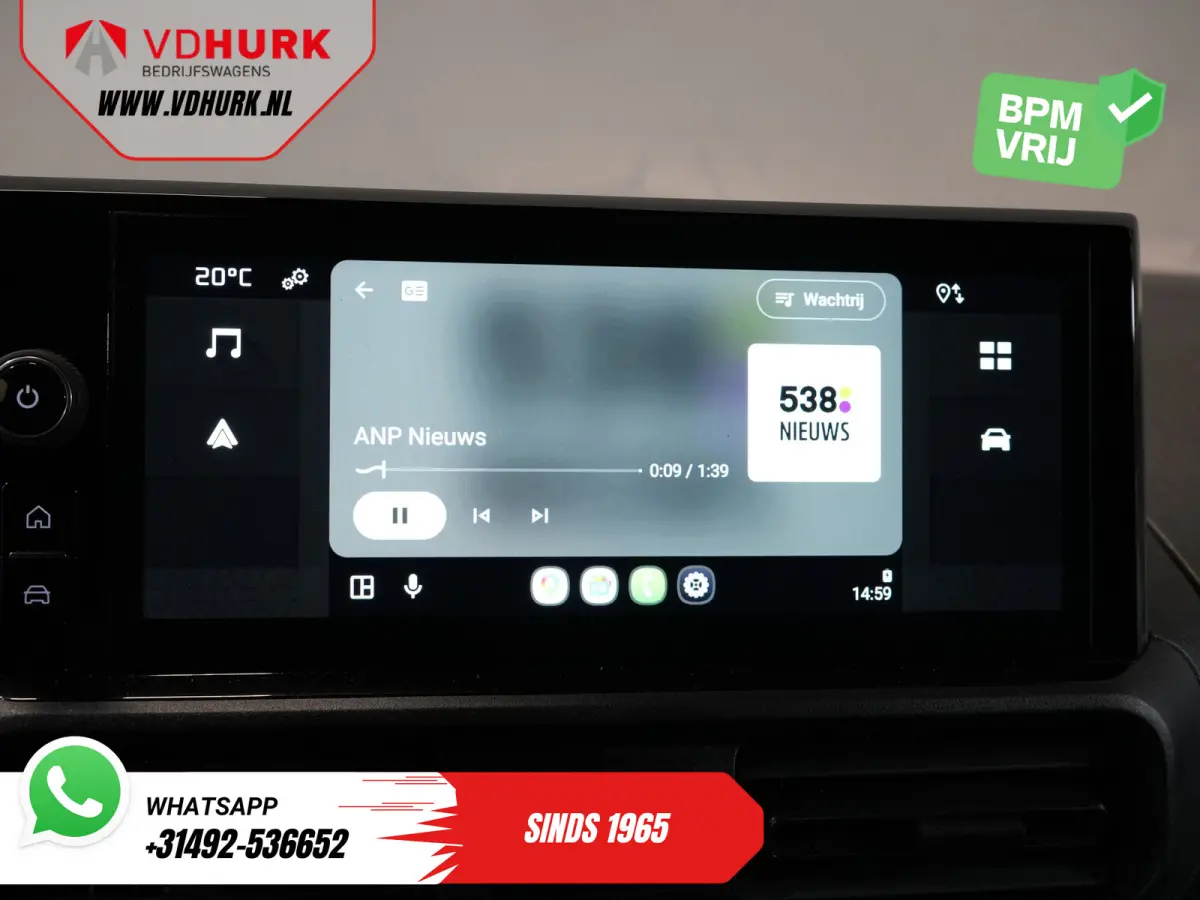 1.5 HDi 100 pk NL Auto/ Carplay/ Stoelverw./ Stuurverw./ Camera/ Cruise/ PDC/ Airco