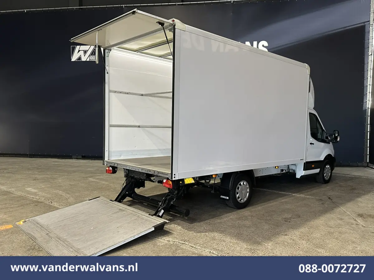 2.0 TDCI 155pk Bakwagen 225cm Hoog Laadklep Euro6 Airco | 1050kg laadvermogen | Camera | Cruisecontrol | Verwarmde voorruit Bijrijdersbank