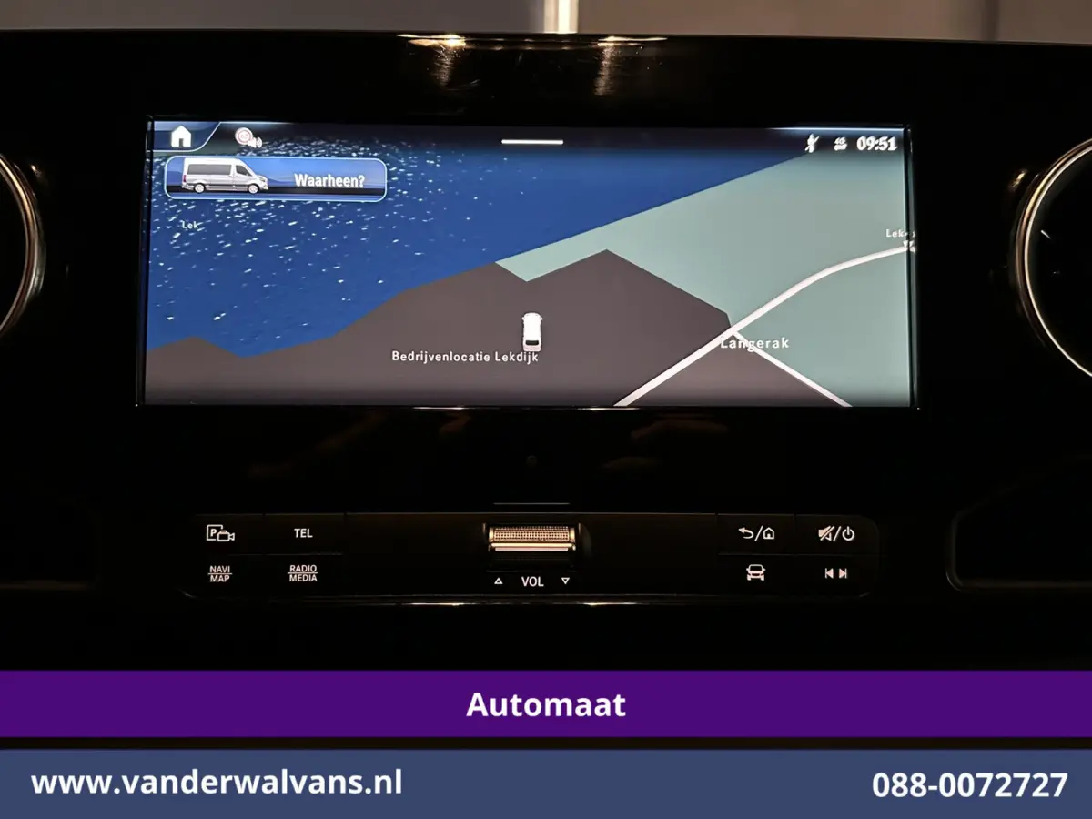 317 CDI 170pk 9G-Tronic Automaat L2H2 2025 MODEL XL MBUX Euro6 Airco | Camera | Navigatie | LED | Adaptieve Cruisecontrol Chauffeursstoel, Stoelverwarming, Parkeersensoren, Bijrijdersbank