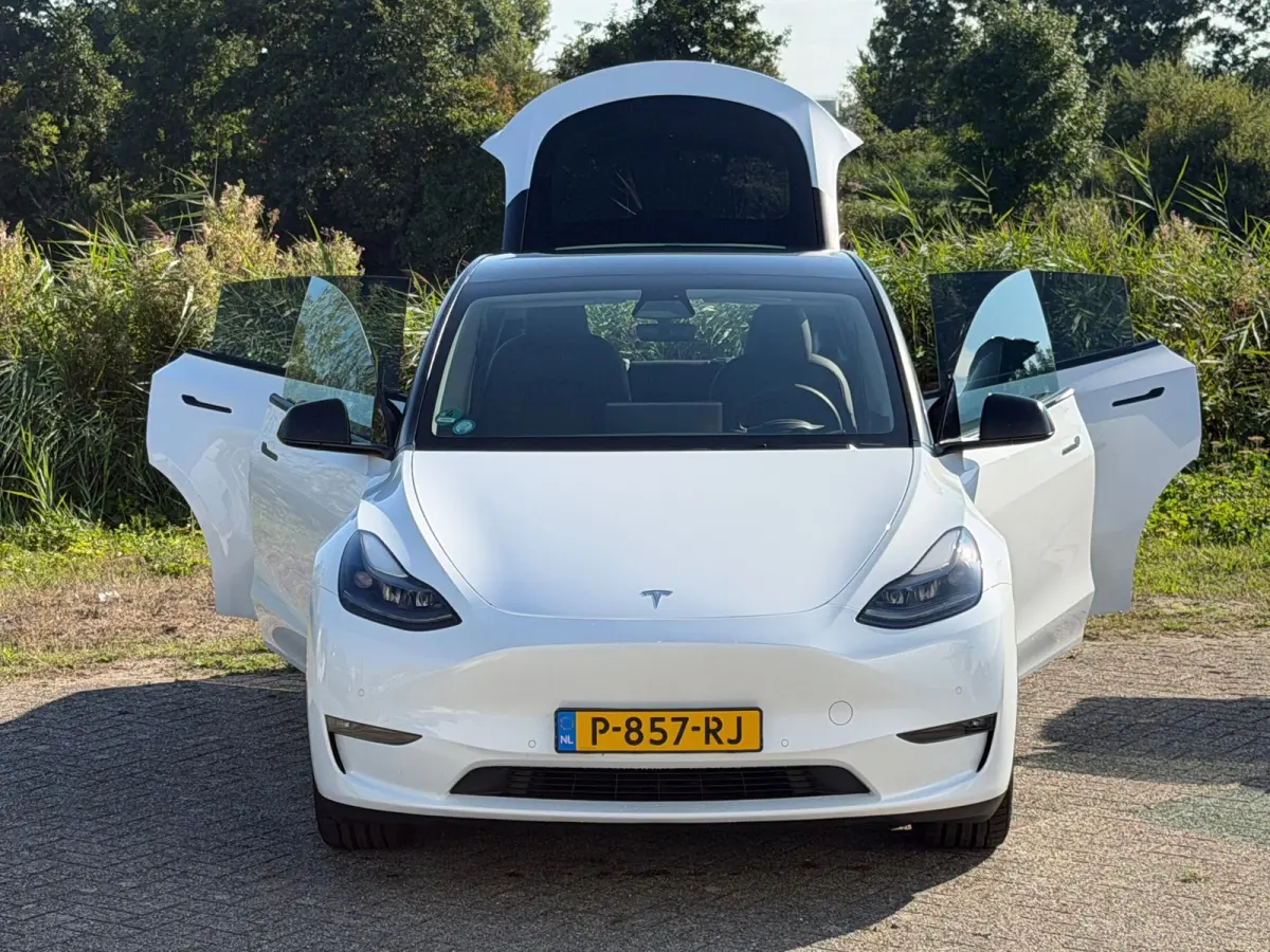 Long Range AWD 75 kWh - Pearl White - Panorama/92,2% SOH - Topstaat