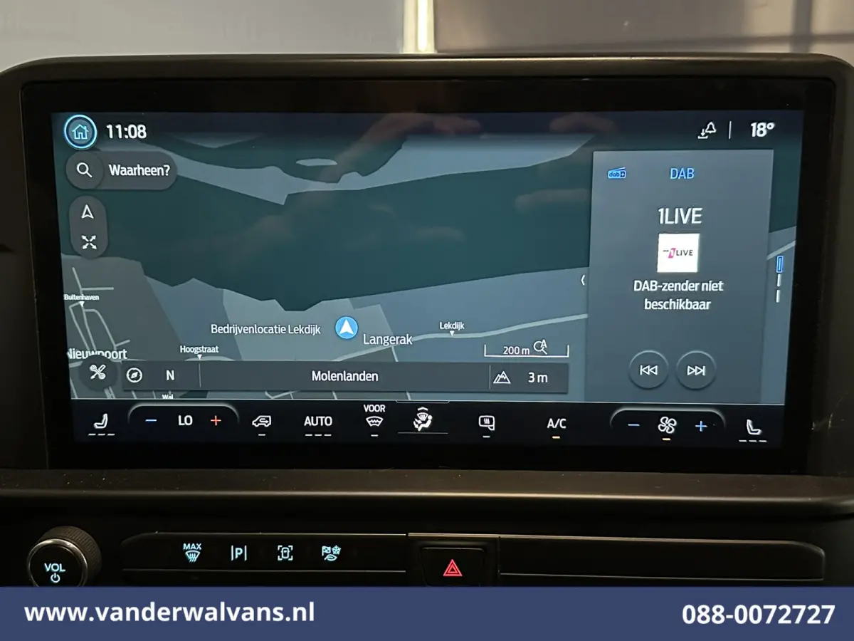 2.0 TDCI 136pk L1H1 Euro6 Airco | Navigatie | LED | Apple Carplay | Adaptieve Cruisecontrol | Leder Stuur Android Auto, Verwarmde voorruit, Stoelverwarming, Parkeersensoren, Bijrijdersbank, 