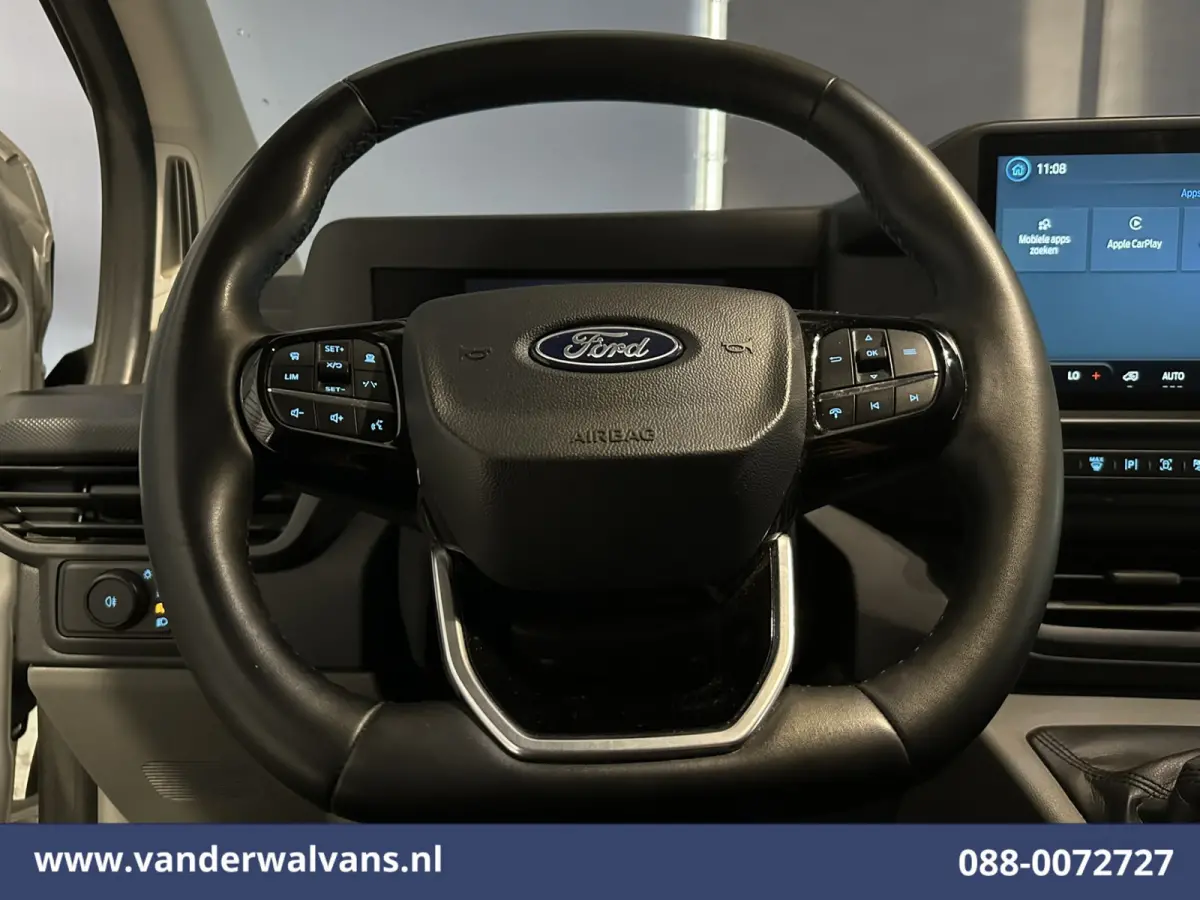 2.0 TDCI 136pk L1H1 Euro6 Airco | Navigatie | LED | Apple Carplay | Adaptieve Cruisecontrol | Leder Stuur Android Auto, Verwarmde voorruit, Stoelverwarming, Parkeersensoren, Bijrijdersbank, 