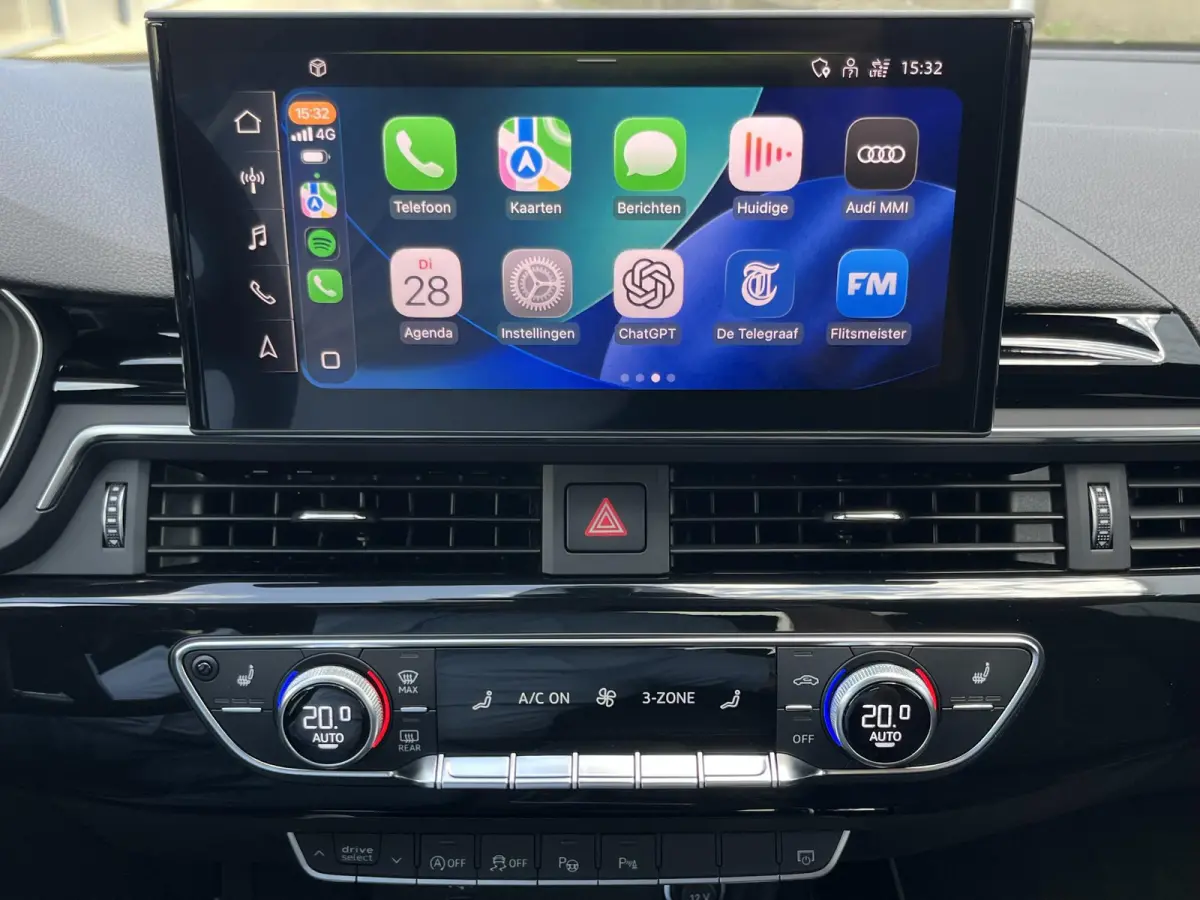 2.9 TFSI RS 4 quattro |Voll.Historie/Pano.Dak/Head-Up/Bang&Olufsen/Navi/Sportdiffertentieel/Elektr.Wegklapbare Trekhaak