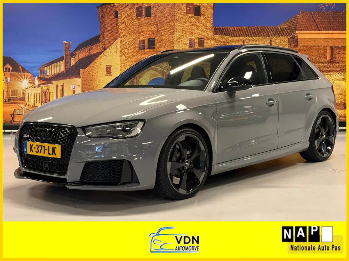 2.5 TFSI RS3 Quattro Aut Panodak B&O Nardo Grijs