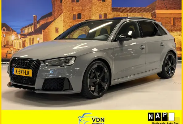 2.5 TFSI RS3 Quattro Aut Panodak B&O Nardo Grijs