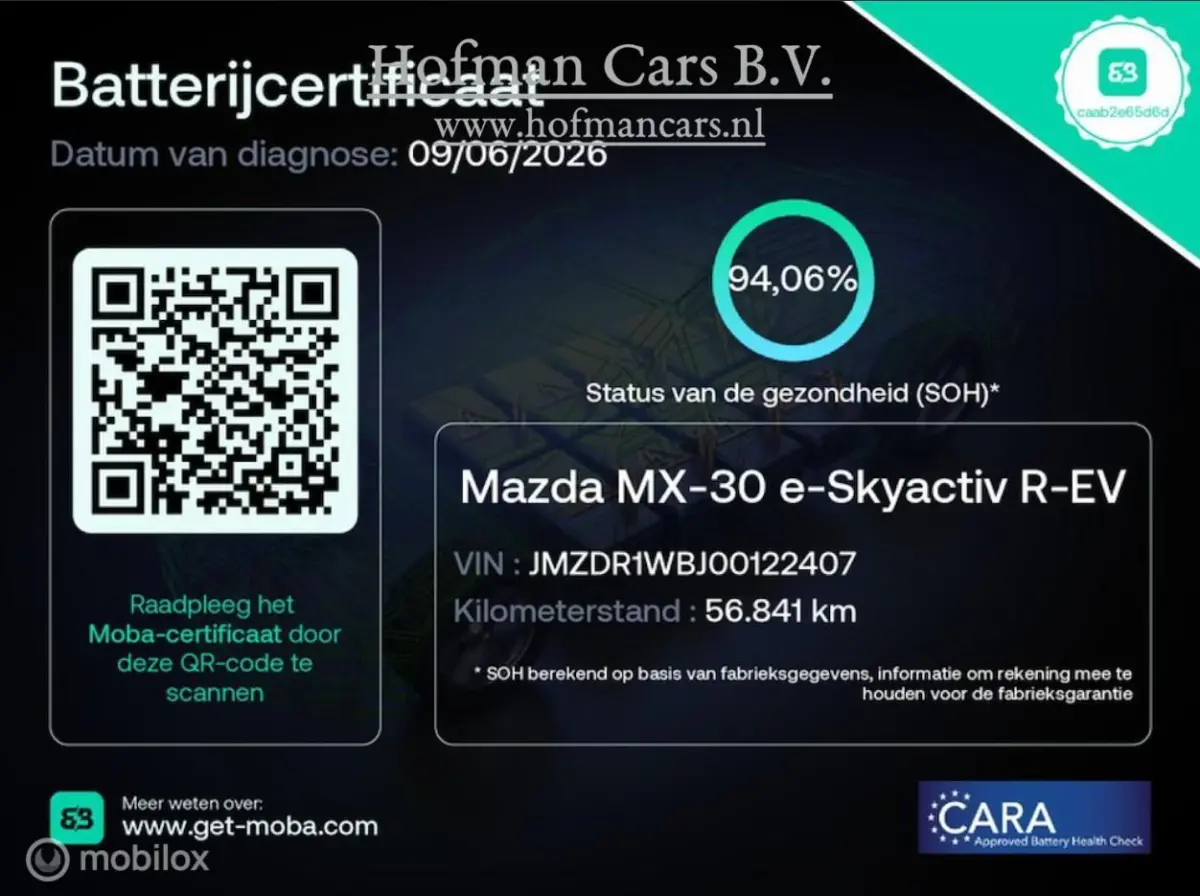 e-SkyActiv 145 - SOH 94% - 36 kWh – NAP – Camera - NL Auto – Fabrieksgarantie batterij