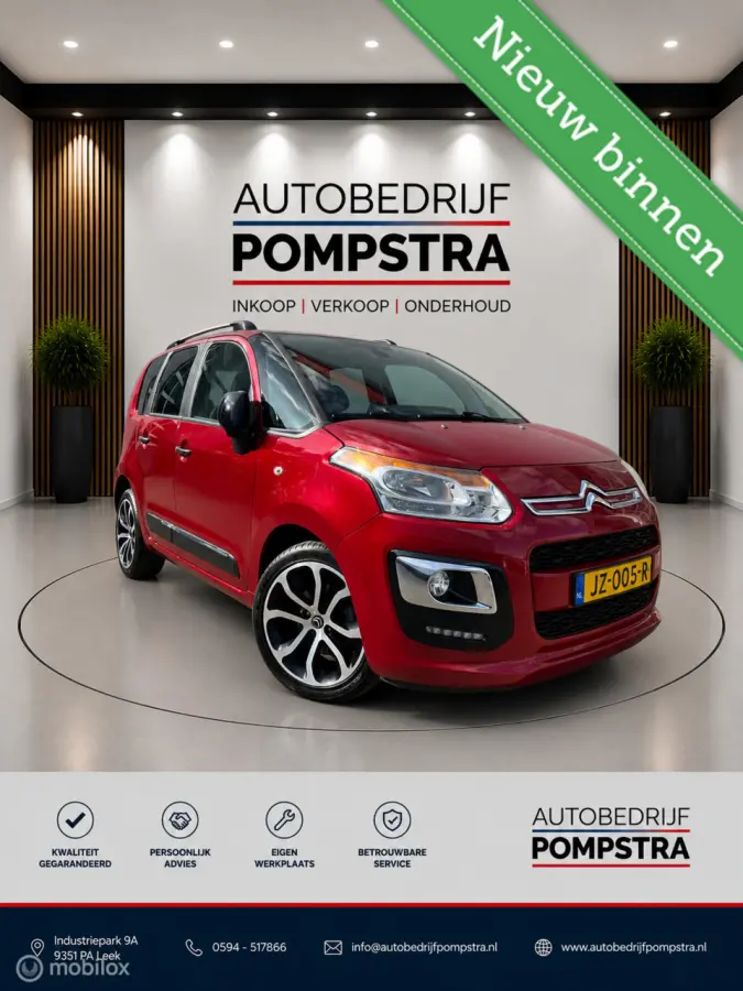 Citroën C3 Picasso 2016 Benzine Handgeschakeld leasen
