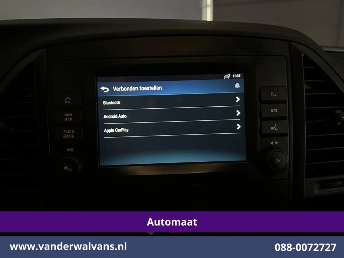 114 CDI 136pk 9G-Tronic Automaat L2H1 Inrichting Euro6 Airco | Camera | Navigatie | Apple Carplay Android Auto, Cruisecontrol, Trekhaak, Parkeersensoren, Bijrijdersbank