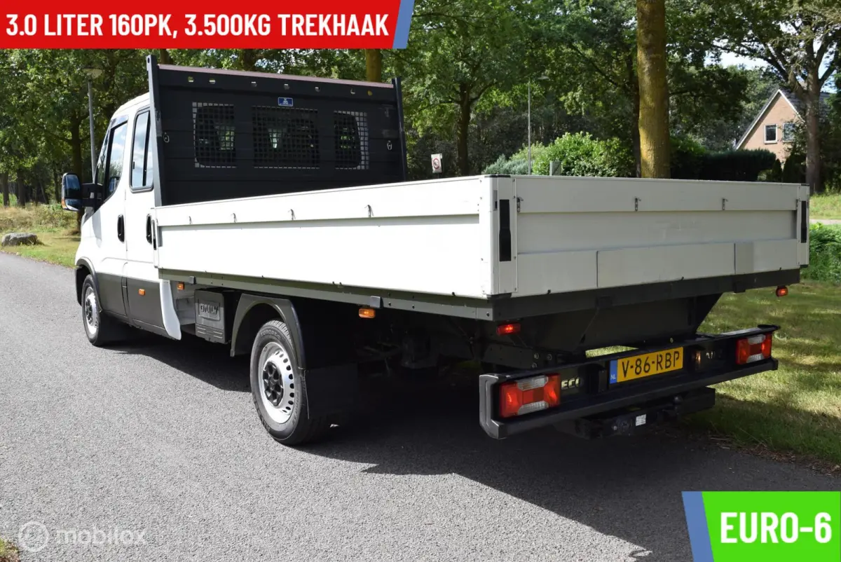 35S16D 3.0 160PK EURO-6 | Open Laadbak | 7-persoons Pick-UP | Dubbele Cabine