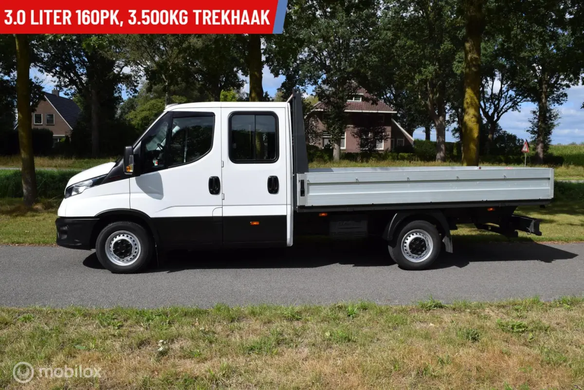 35S16D 3.0 160PK EURO-6 | Open Laadbak | 7-persoons Pick-UP | Dubbele Cabine
