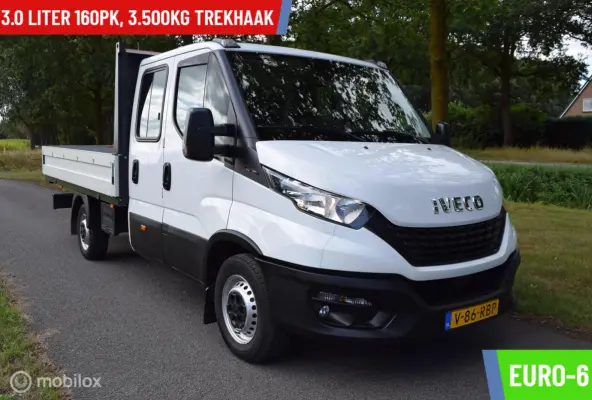 35S16D 3.0 160PK EURO-6 | Open Laadbak | 7-persoons Pick-UP | Dubbele Cabine