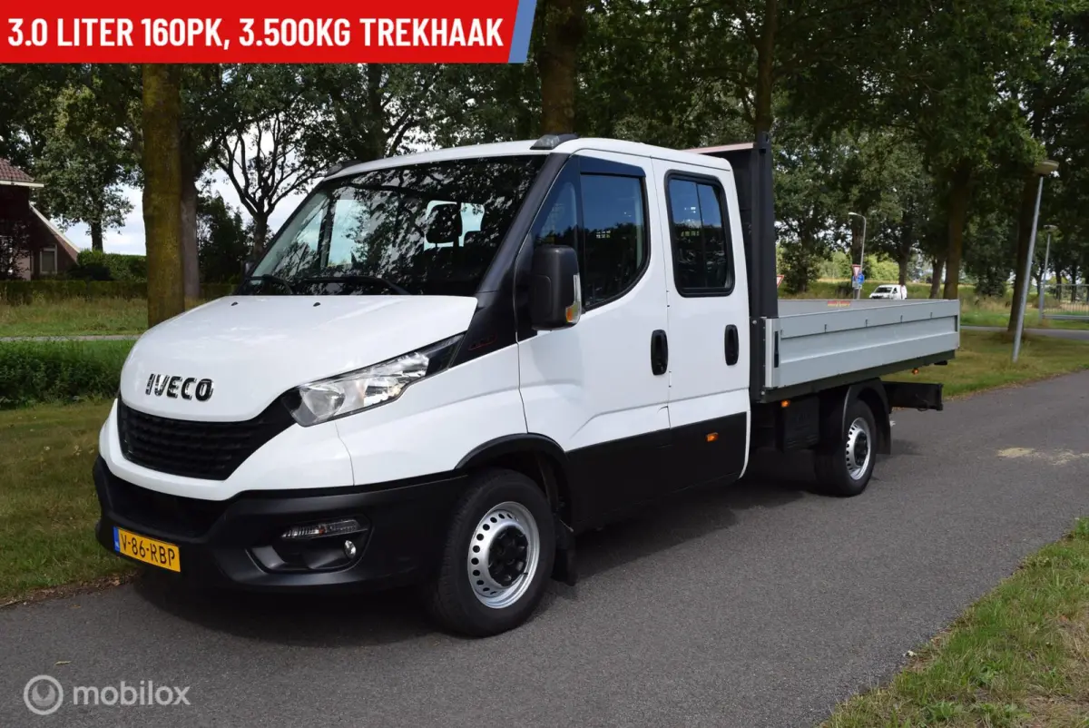 35S16D 3.0 160PK EURO-6 | Open Laadbak | 7-persoons Pick-UP | Dubbele Cabine