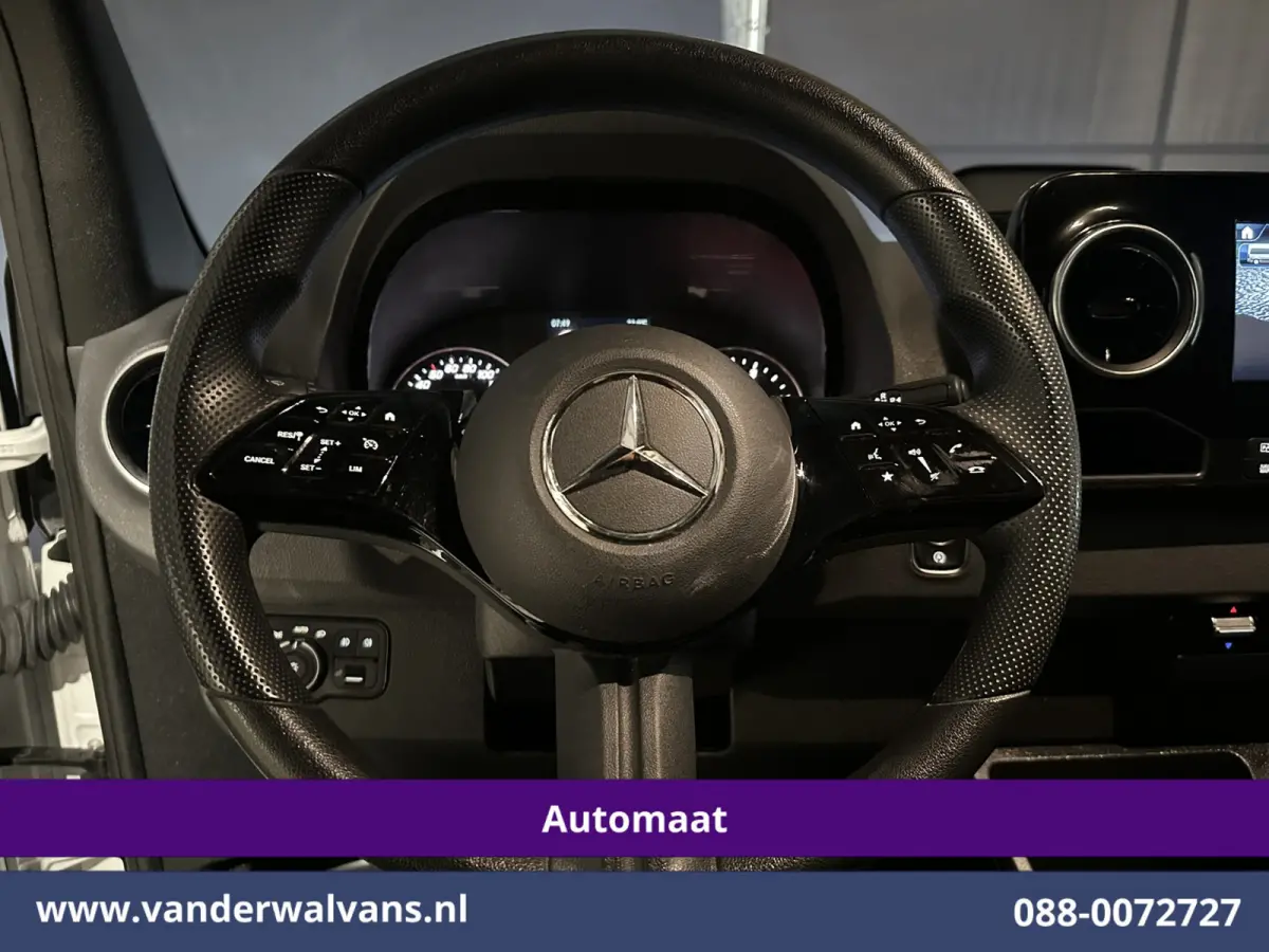 317 CDI 170pk 9G-Tronic Automaat L2H2 2025 Model Euro6 Airco | Camera | Navigatie | Cruisecontrol | LED Chauffeursstoel, Stoelverwarming, Parkeersensoren, Bijrijdersbank, XL MBUX