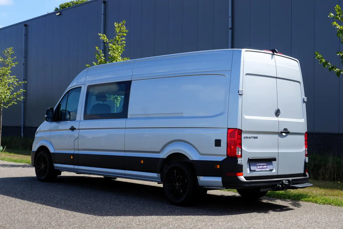 35 2.0 TDI L4H3 Highline in Nieuwstaat met BPM voordeel |Mooie Camperbasis |180 PK Automaat |2 stoelen |Adaptive Cruise |Standkachel |Trekhaak |Camera |Metallic |Stoelverwarming