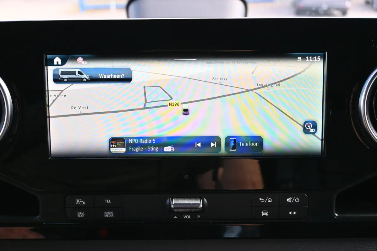 317 CDI L2H2 Pro LED, Geveerde stoel, Navigatie met camera