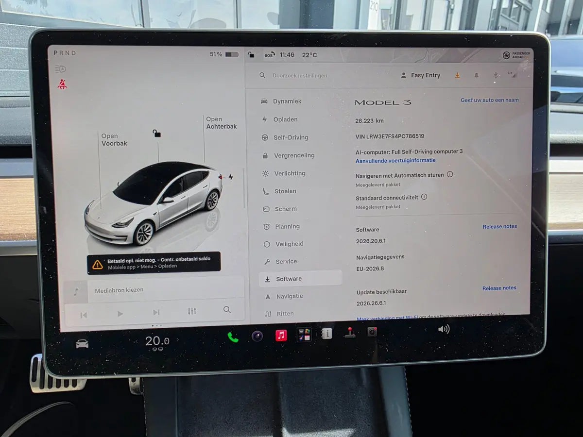 Standard RWD Plus 60 kWh | FSD3 | WARMTEPOMP | PANO | 360 CAMERA