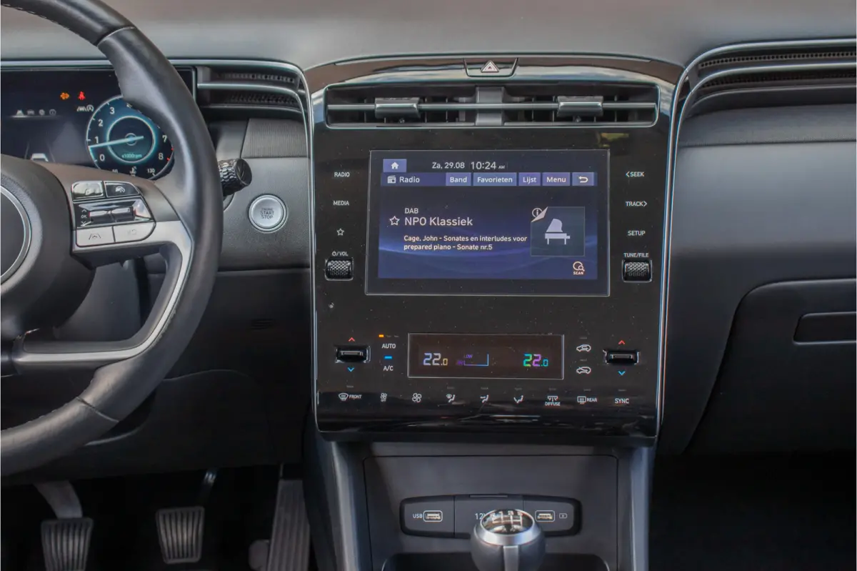 1.6 T-GDI MHEV Comfort, Stoel & Stuurverwarming, Camera, Carplay, Keyless, DAB+.
