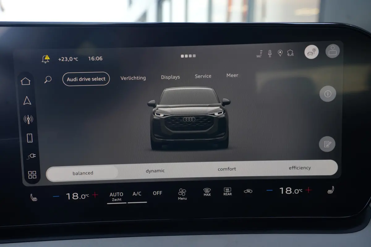 1.5 e-hybrid Advanced edition | 272 PK | Keyless | Adaptive Cruise | Camera | 19" | Audi Q3 Sportback 1.5 e-hybrid Advanced edition 272 PK met automatische transmissie, 19-inch lichtmetalen 