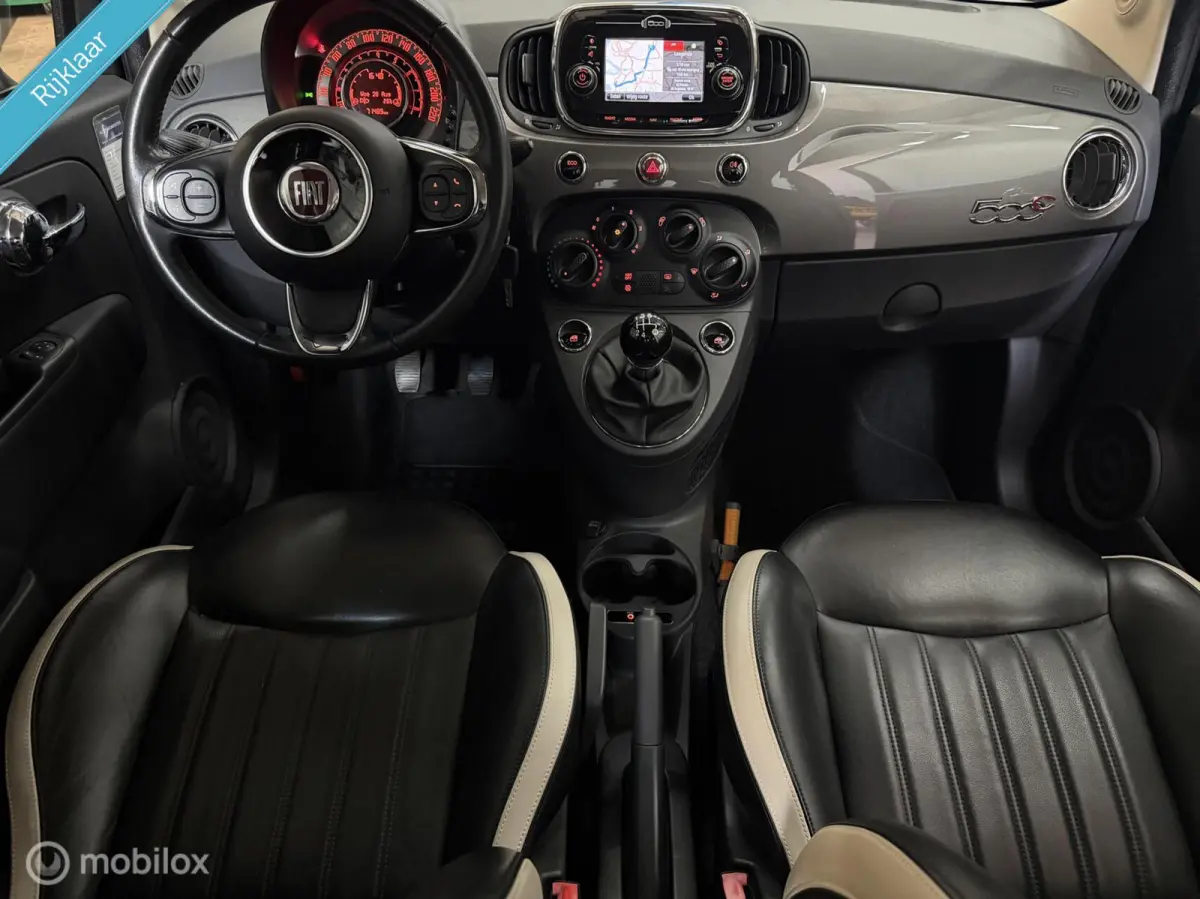 0.9 TwinAir Turbo Lounge|Airco|Leder|Navi|Bluetooth|