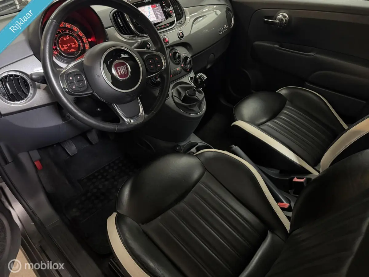 0.9 TwinAir Turbo Lounge|Airco|Leder|Navi|Bluetooth|