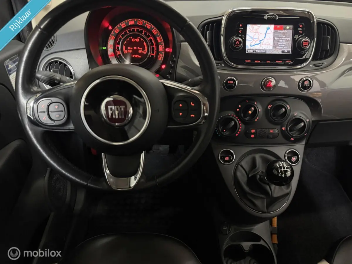 0.9 TwinAir Turbo Lounge|Airco|Leder|Navi|Bluetooth|