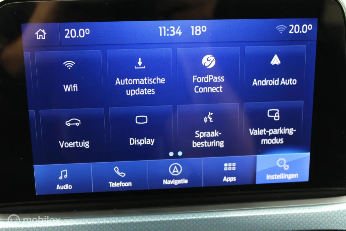 1.0 EcoBoost 155 PK Hybrid Active X Business, Trekhaak, Stoel-stuurverwarming, Clima, Cruise, Navi, App connect, Donker glas, Pdc voor + achter + camera, Full led verlichting