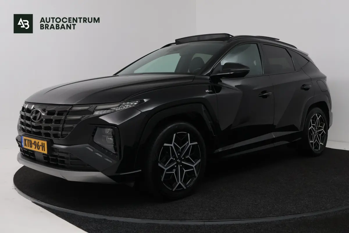 1.6 T-GDI PHEV Premium Sky 4WD N-Line, (PANORAMADAK, TREKHAAK AFNEEMBAAR, STOEL-/STUUVERWARMING, DEALER ONDERHOUDEN)