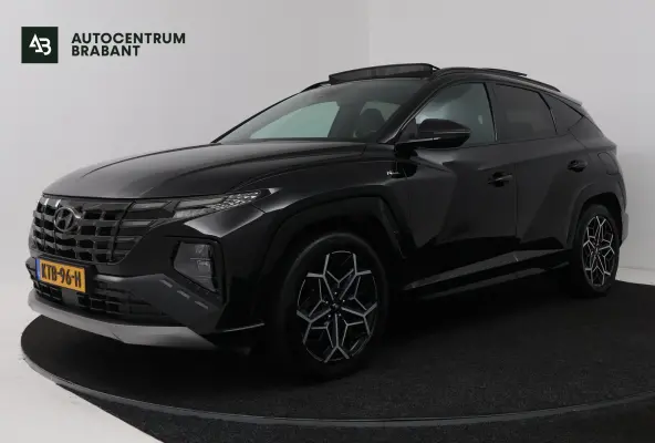 1.6 T-GDI PHEV Premium Sky 4WD N-Line, (PANORAMADAK, TREKHAAK AFNEEMBAAR, STOEL-/STUUVERWARMING, DEALER ONDERHOUDEN)