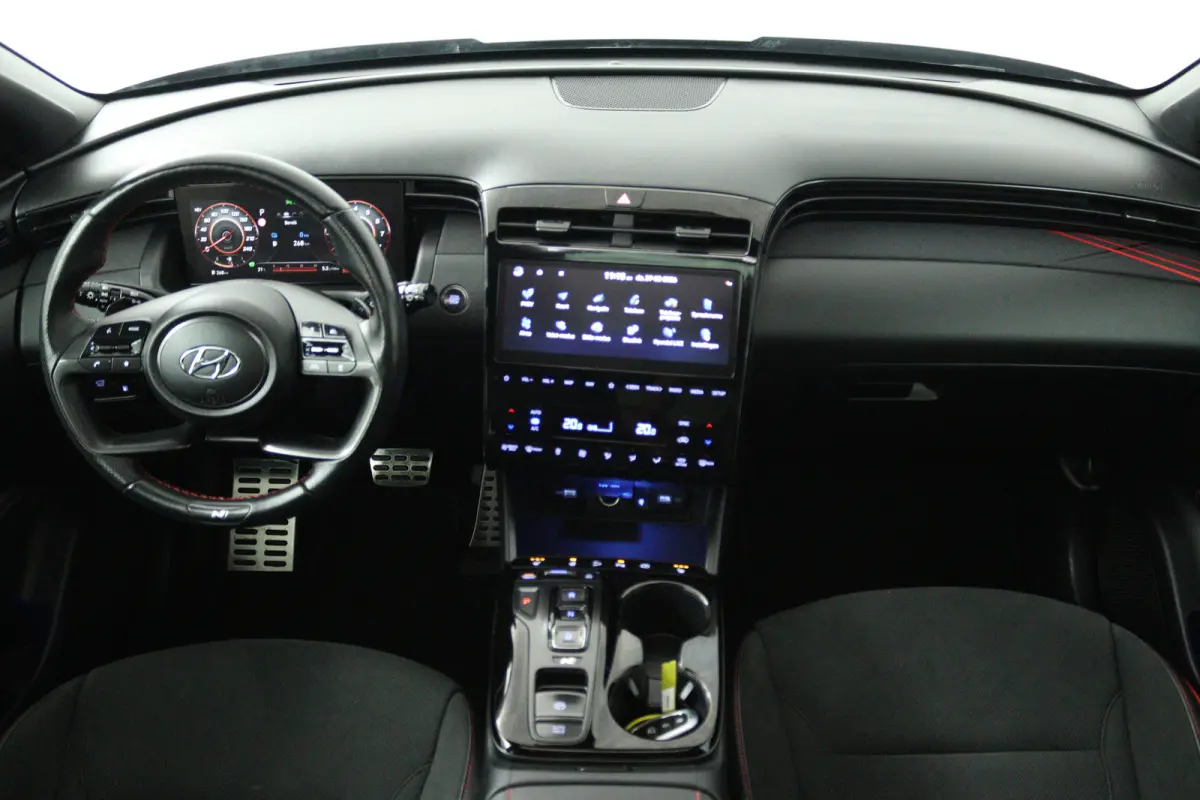1.6 T-GDI PHEV Premium Sky 4WD N-Line, (PANORAMADAK, TREKHAAK AFNEEMBAAR, STOEL-/STUUVERWARMING, DEALER ONDERHOUDEN)