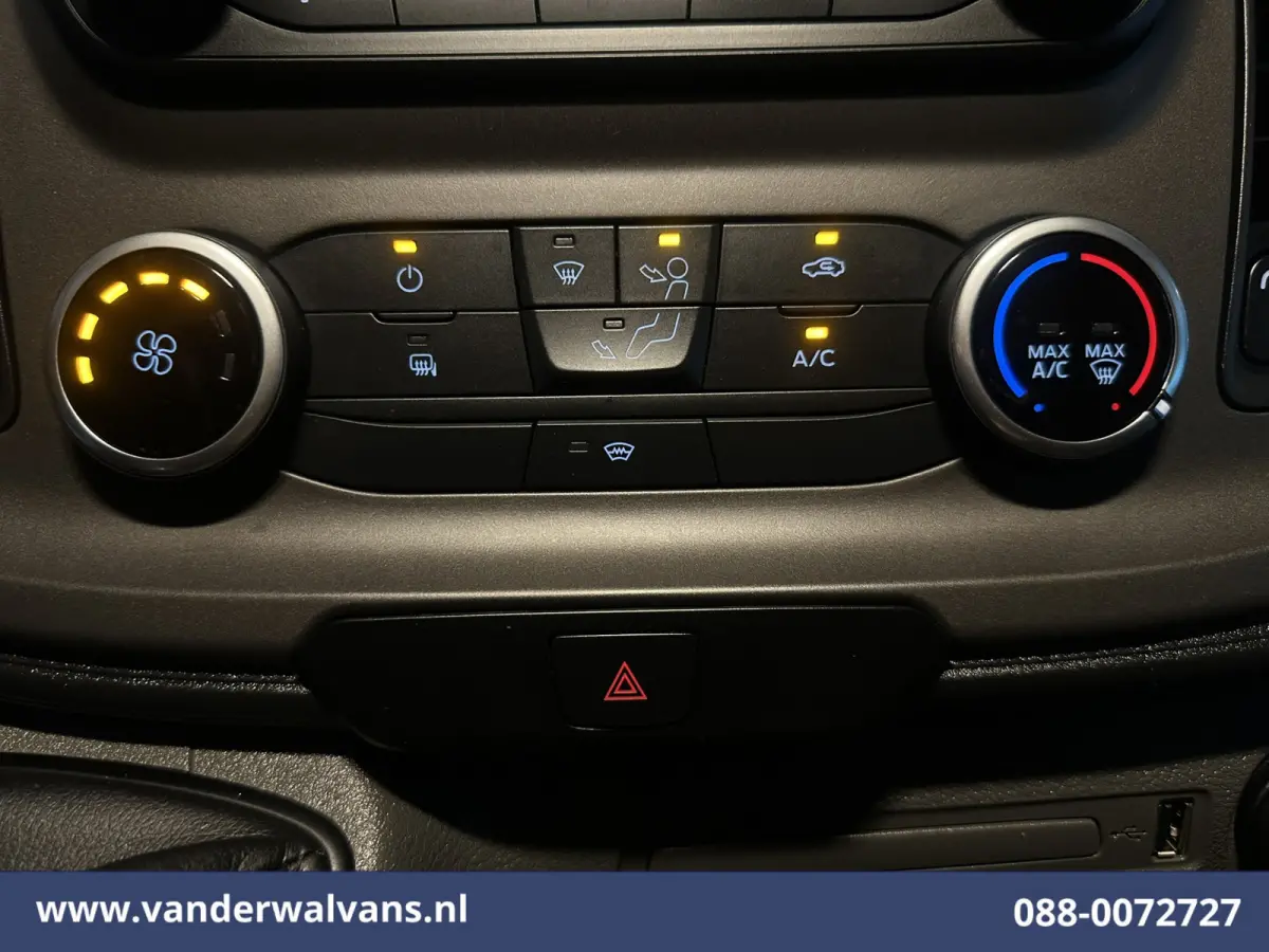 2.0 TDCI 130pk L4H3 Euro6 Airco | Camera | Cruisecontrol | Verwarmde voorruit | Parkeersensoren, Bijrijdersbank