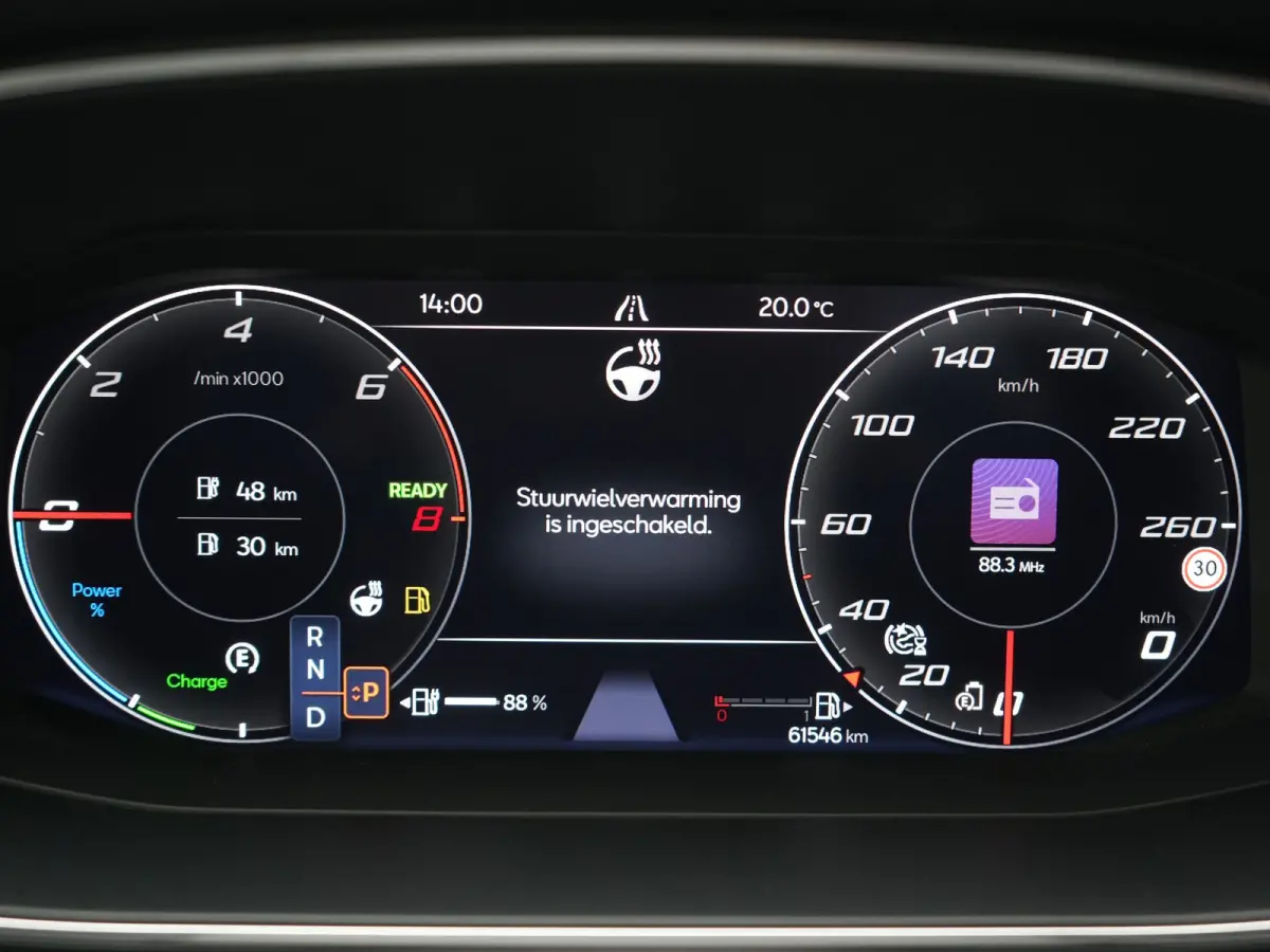 1.4 TSI eHybrid FR PHEV 204pk Dealer O.H. | Adaptive Cruise | Camera | Alcantara Sportstoelen Memory & Verwarmd | Matrix LED | Adaptive Onderstel | Stuur Verwarmd | Sfeerverlichting | Apple 