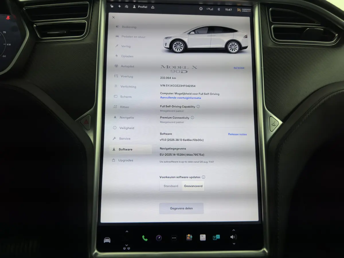 90D Base [3-Fase-17kW] {SoH-87%} (INCL-BTW) Aut. *PANO-WINDOW | AUTOPILOT | LEATHER | NAVI-FULLMAP | FULL-LED | AIRSUSPENSION | DIGI-COCKPIT | CCS-FASTLOADER | KEYLESS | DAB+ | HEATED-SPORTS