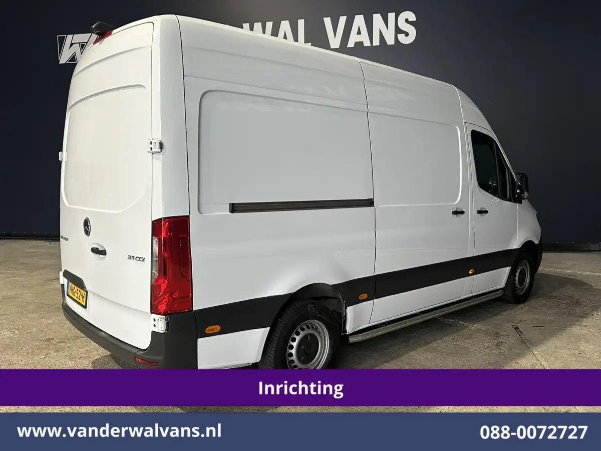 311 CDI L2H2 Inrichting Oprijplaat Euro6 Airco | Omvormer | Camera | Apple Carplay | Compressor Android Auto, Sidebars