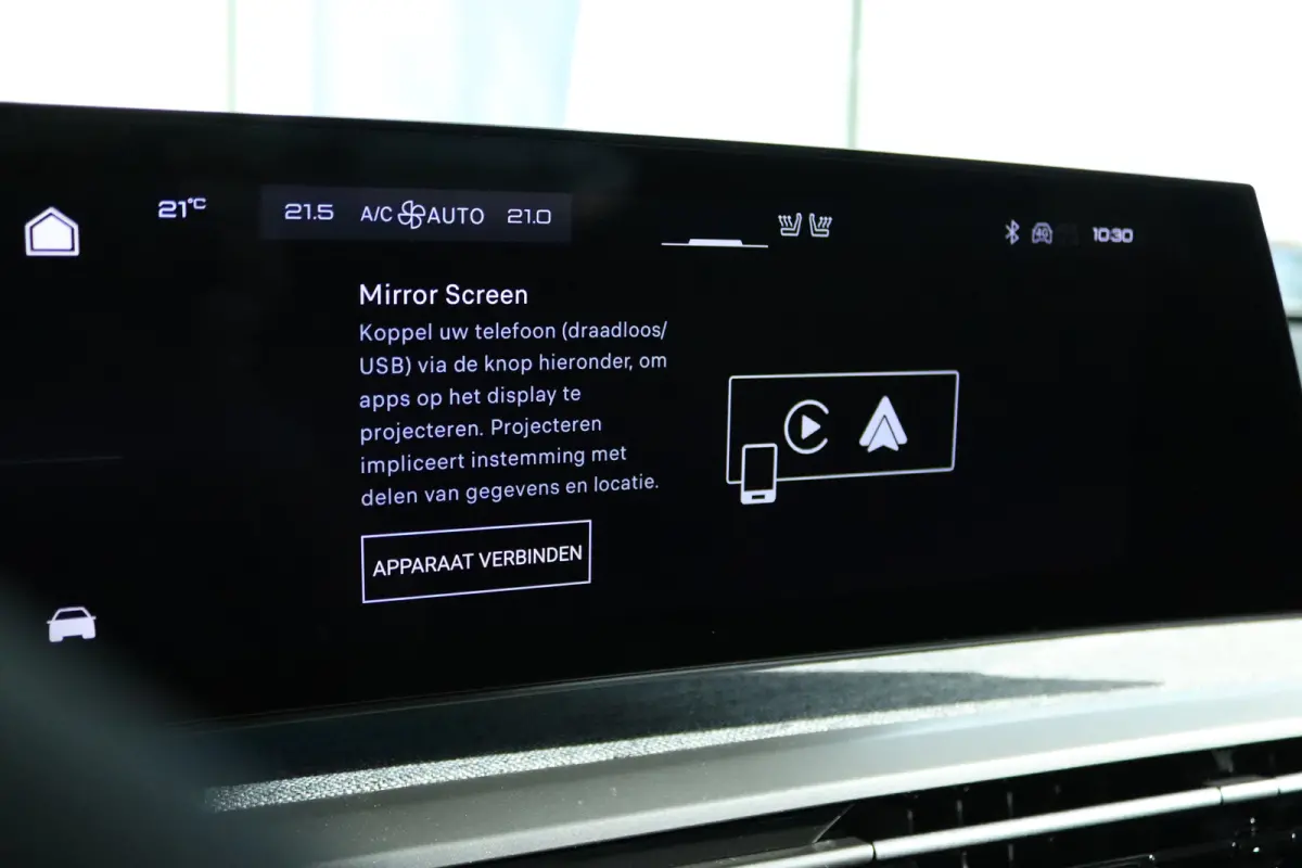 1.2 Hybrid 145 GT | DEMO-DEAL | Adapt. Cruise | Schuifdak | Massage | 360 Camera | Memory | Alcantara | Navi | Carplay | Keyless | Matrix | Elektr. Klep | Stoel+Stuurverwarming