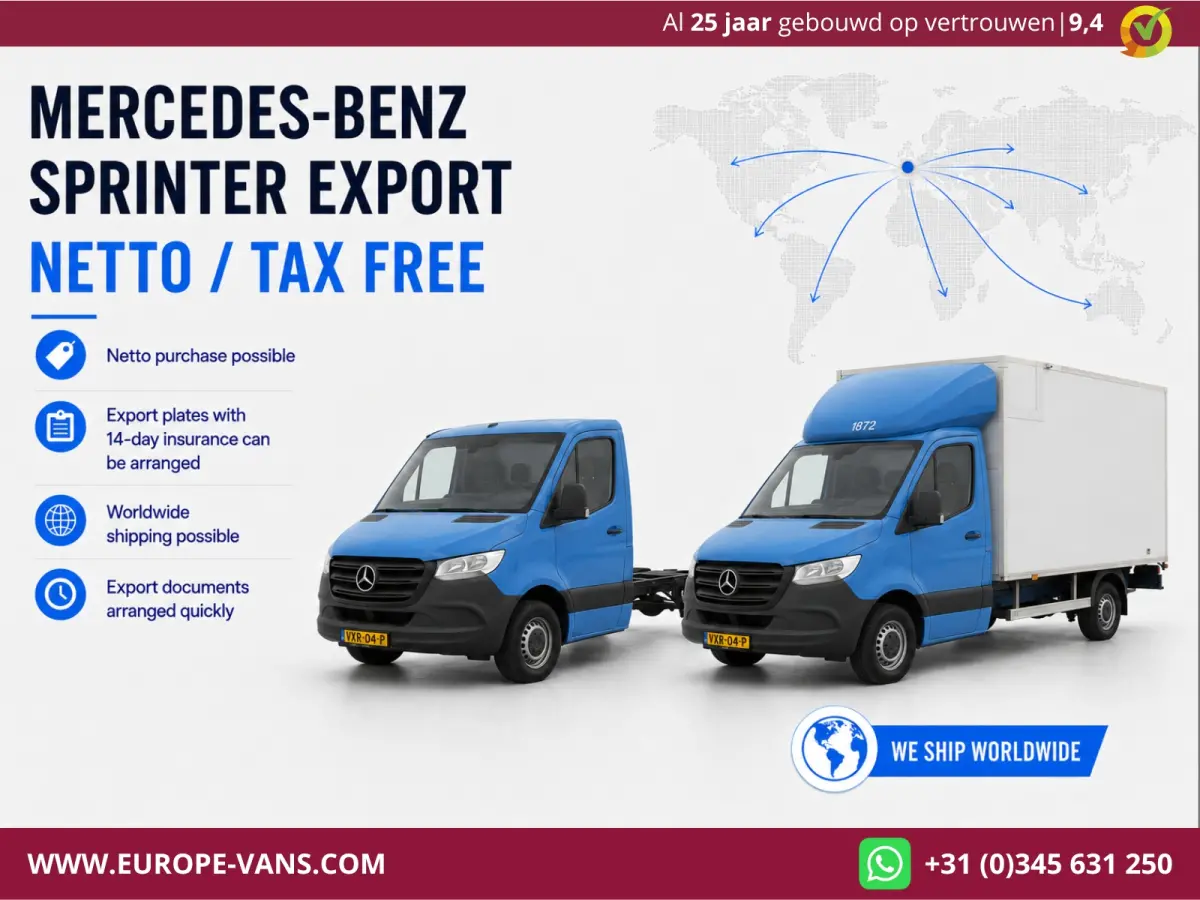 311 CDI 115pk E6 RWD Bakwagen met achterdeuren 2-Persoons 05-2021