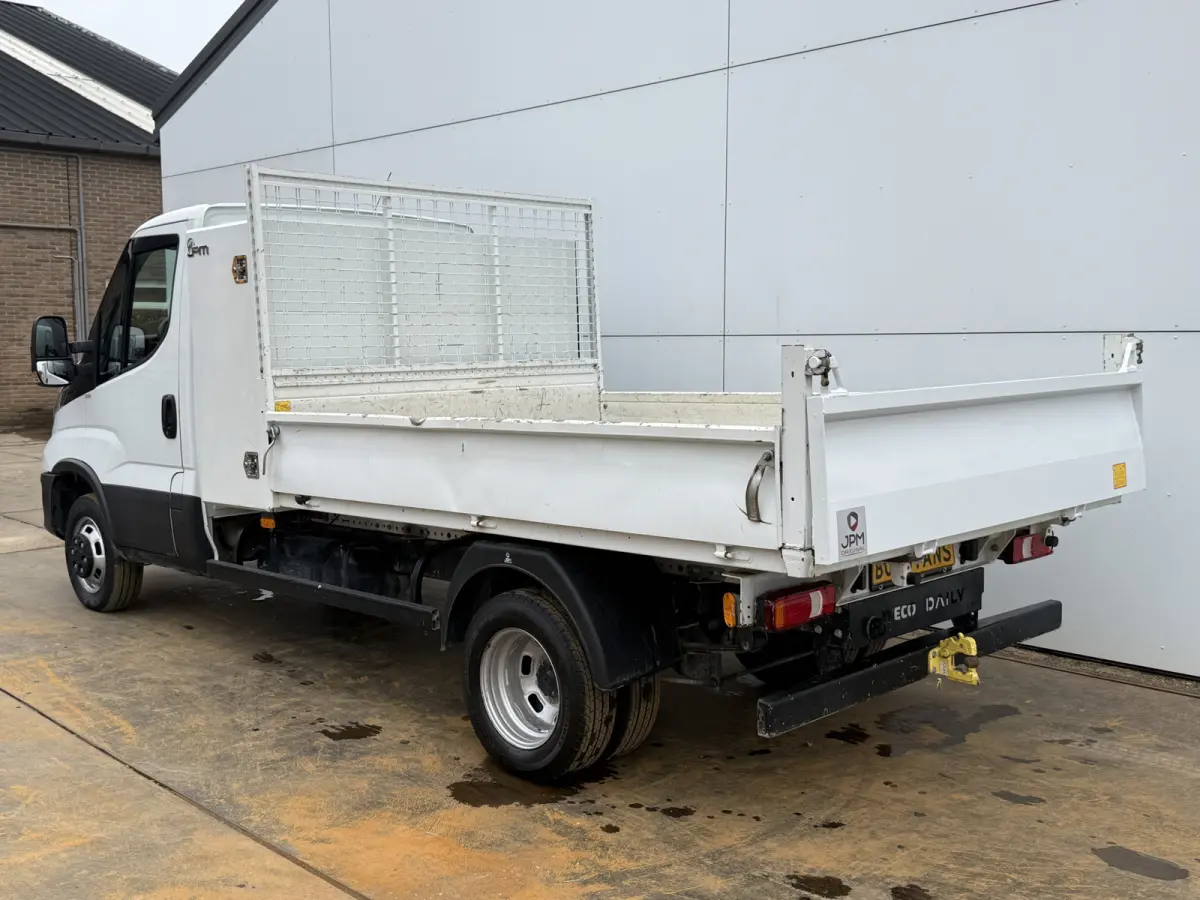 35C16 3.0 L4 Kipper Dubbellucht Airco Cruise Control 3.5T Trekhaak Lederen bekleding Benne Tipper