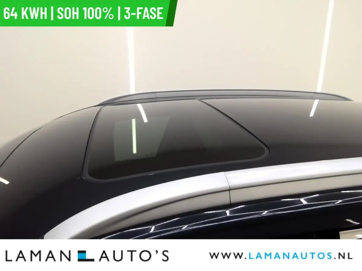 DynamicPlusLine 64 kWh | SOH 100% | 3-fase | Open dak CarPlay ECC Nav ACC 17" LMV LED Camera Metallic | EV Voorschoten