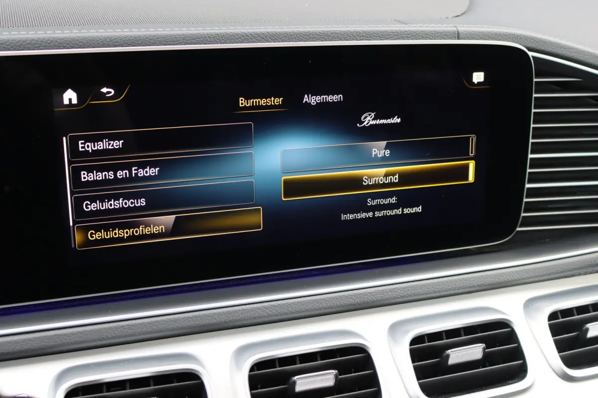 AMG 53 4MATIC+ | Luchtvering | Distronic+ | Panoramadak | HUD | Stoelventilatie | Surround Camera | Standkachel | Multibeam LED | Burmester |