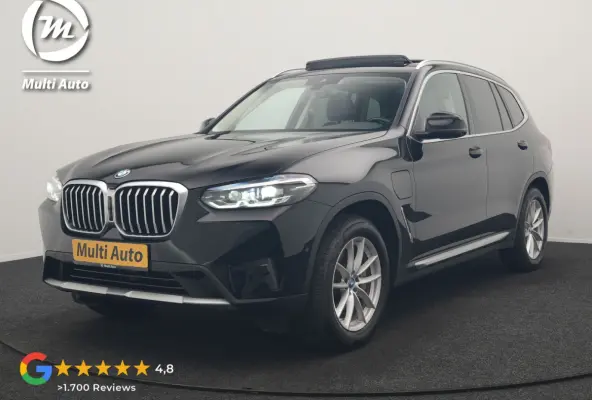 xDrive30e Advantage FACELIFT PHEV 293pk Dealer O.H. | Trekhaak Af Fabriek | Panodak | 360 Camera | Lederen Sportstoelen & Stuur Verwarmd | Apple Carplay | Navigatie | DAB | Virtual Cockpit |