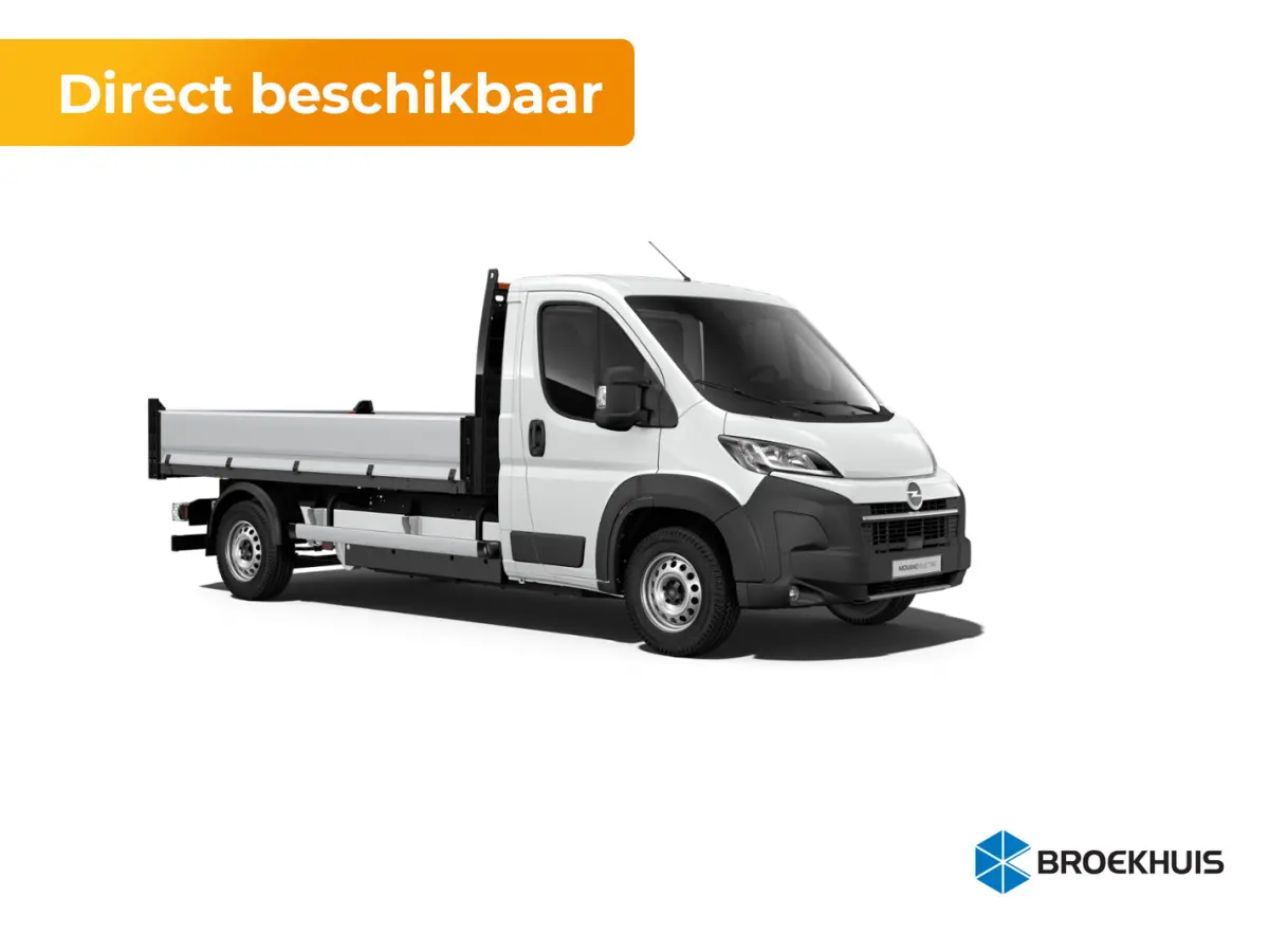 Standaard - Electric Chassis Cabine | Elektrisch verstelbare en verwarmbare buitenspiegels | Parkeersensoren achter | Toolbox voor 1-weg Kipper L3