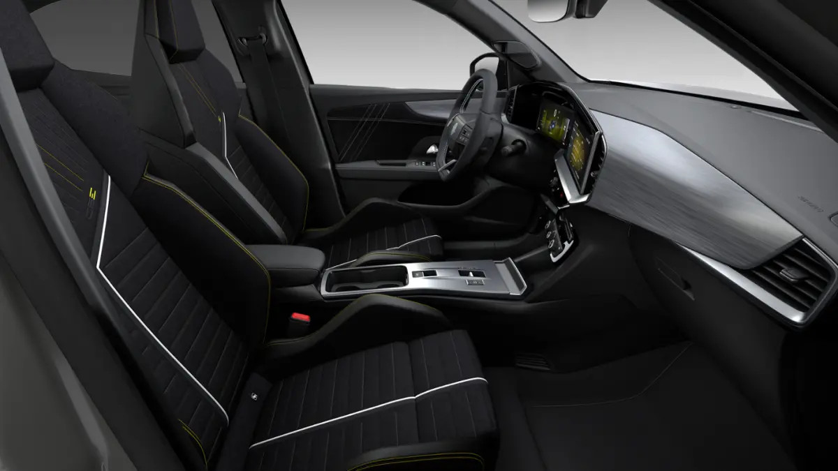 Mokka-e GSE - | Achteruitrijcamera | Achteruitrijcamera | Alcantara bekleding in Jet Black