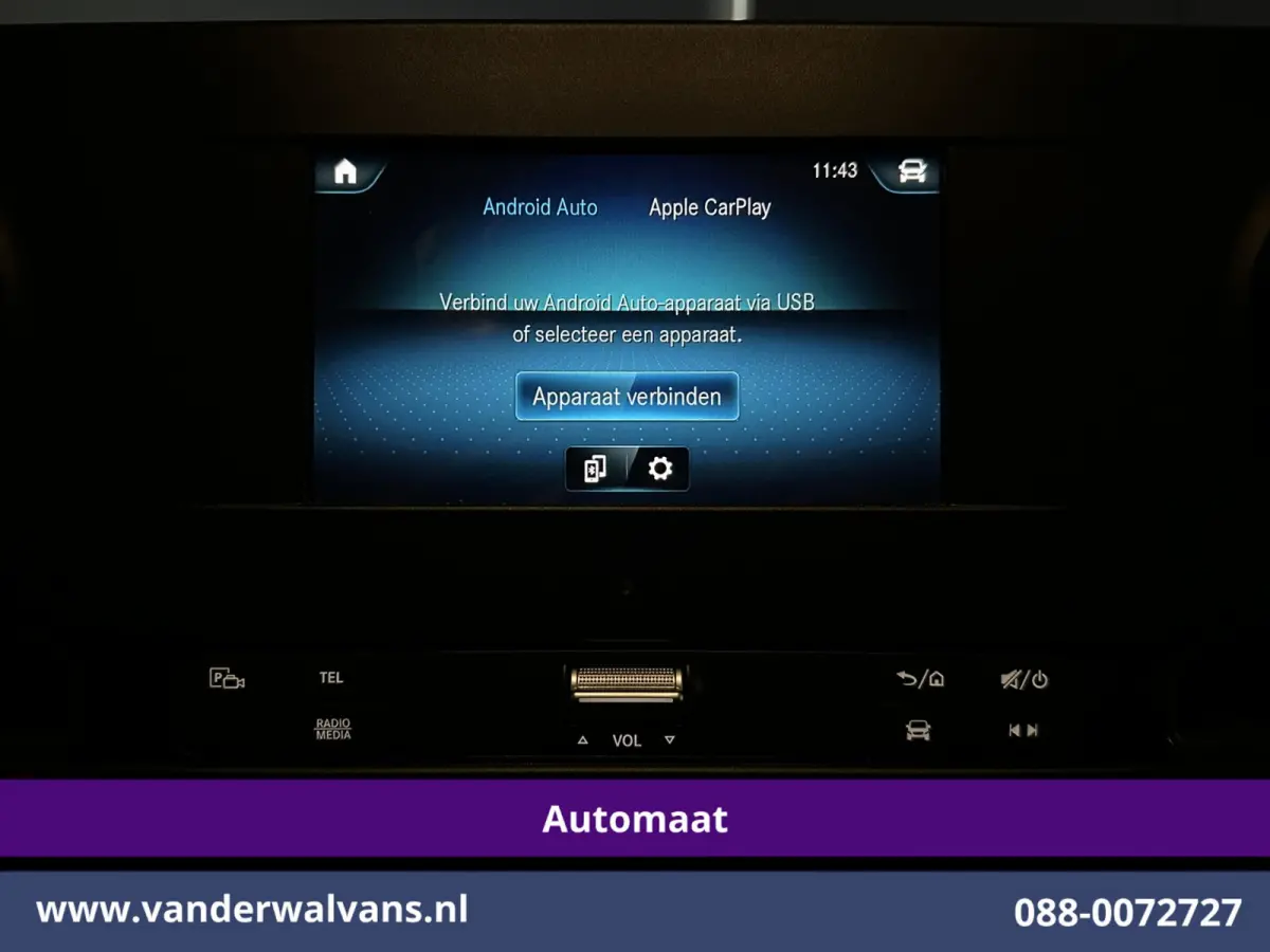 315 CDI 150pk Automaat L2H2 Euro6 Airco | Camera | Apple Carplay | Cruisecontrol Android Auto, Parkeersensoren, Bijrijdersbank