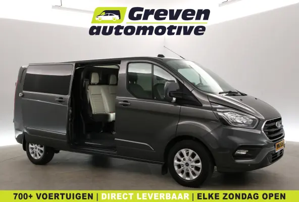2.0 TDCI L2H1 Limited 170PK | Dubbele Cabine | Automaat | Airco | Camera | Cruise | 2xSchuifdeur | Trekhaak | Carplay | Parkeersens.