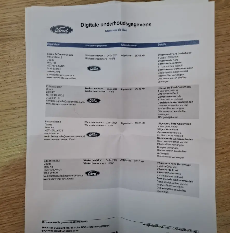 1.0 EcoBoost Titanium Trekhaak Camera Navi 100% Onderhouden Mooi!
