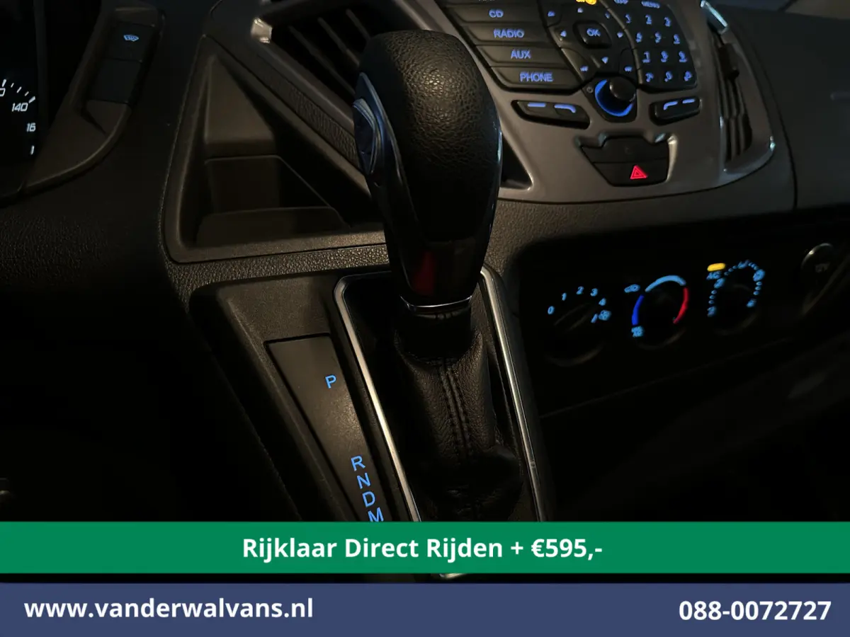 2.0 TDCI 131pk Automaat L1H1 Euro6 *Rijklaar Direct Rijden* Airco | Camera | Navigatie | Cruisecontrol 2x Zijdeur, LM velgen, Verwarmde voorruit, Parkeersensoren, Bijrijdersbank