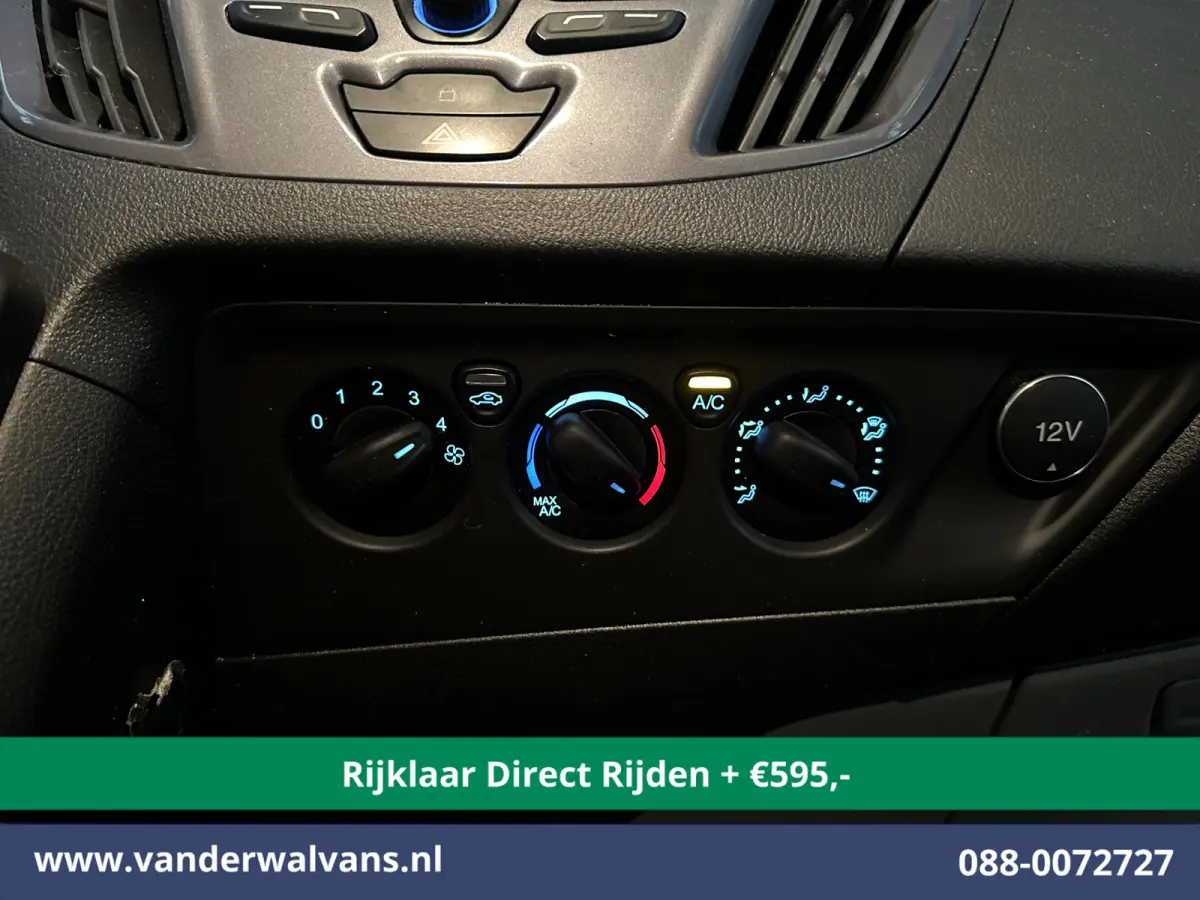 2.0 TDCI 131pk Automaat L1H1 Euro6 *Rijklaar Direct Rijden* Airco | Camera | Navigatie | Cruisecontrol 2x Zijdeur, LM velgen, Verwarmde voorruit, Parkeersensoren, Bijrijdersbank