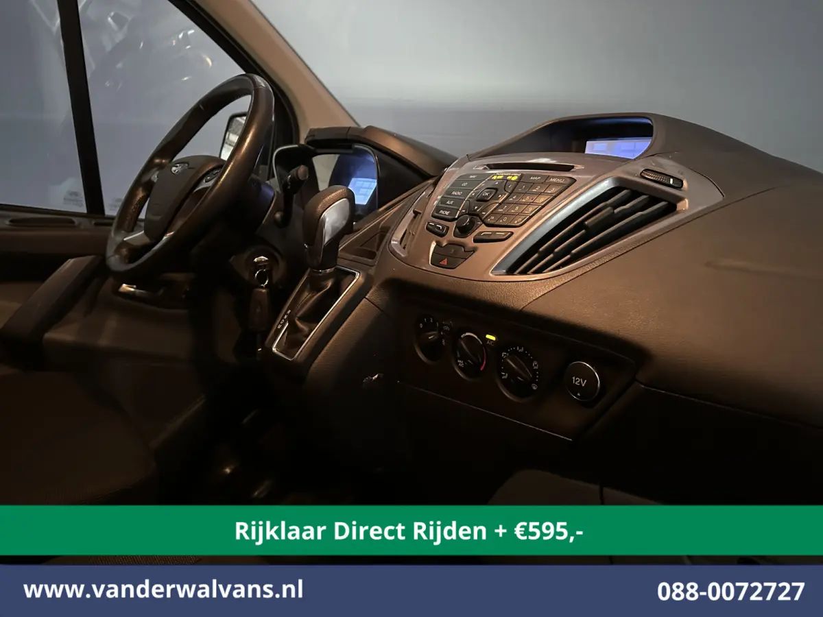 2.0 TDCI 131pk Automaat L1H1 Euro6 *Rijklaar Direct Rijden* Airco | Camera | Navigatie | Cruisecontrol 2x Zijdeur, LM velgen, Verwarmde voorruit, Parkeersensoren, Bijrijdersbank